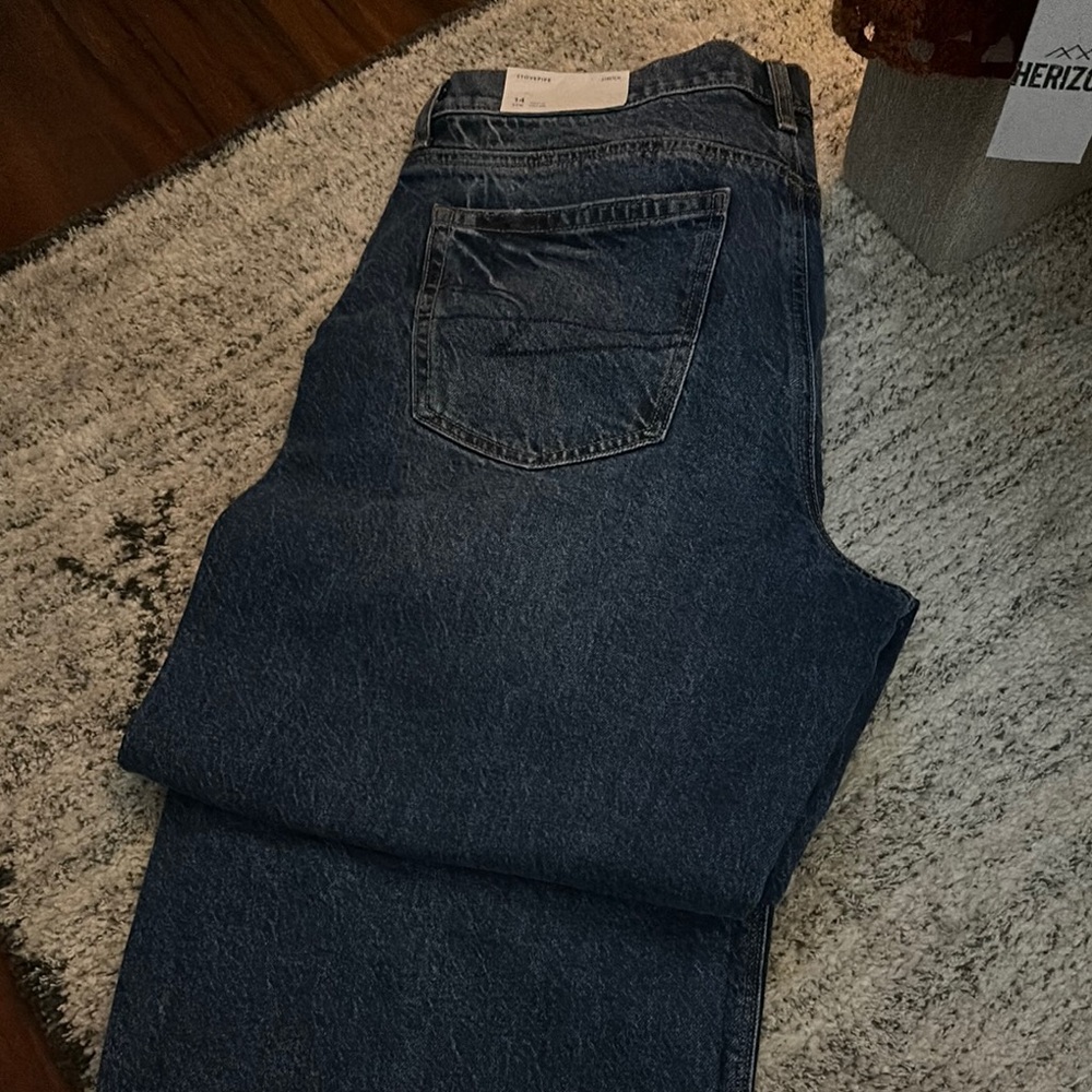 American Eagle Outfitters Blue Relaxed Jeans